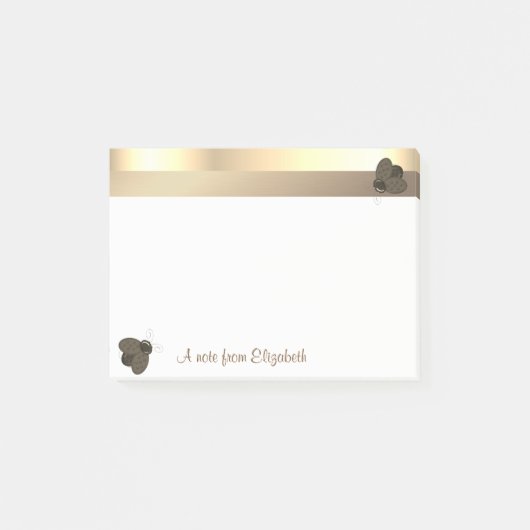 Elegant Modern Girly, Ladybugs - Gepersonaliseerd Post-it® Notes (Voorkant)