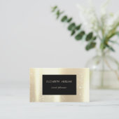 Elegant modern glamorouse, Faux Gold, zwart Visitekaartje