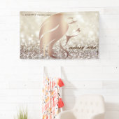 Elegant modern Glamoureus Glitter Face Silhouette Spandoek (Insitu)