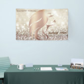 Elegant modern Glamoureus Glitter Face Silhouette Spandoek (Beurs)