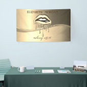 Elegant modern Glamoureus Metallic Driving Lips Spandoek (Beurs)