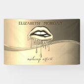 Elegant modern Glamoureus Metallic Driving Lips Spandoek (Horizontaal)