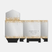 Elegant Modern Glitter Vrijgezellenfeest Bedankdoosjes (Uitgevouwen)