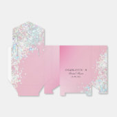 Elegant Modern Glitter Vrijgezellenfeest Geschenks Bedankdoosjes (Uitgevouwen)