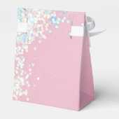 Elegant Modern Glitter Vrijgezellenfeest Geschenks Bedankdoosjes (Achterkant)