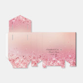 Elegant Modern Glitter Vrijgezellenfeest Geschenks Bedankdoosjes (Uitgevouwen)