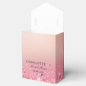 Elegant Modern Glitter Vrijgezellenfeest Geschenks Bedankdoosjes (Geopend)