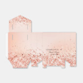 Elegant Modern Glitter Vrijgezellenfeest Geschenks Bedankdoosjes (Uitgevouwen)