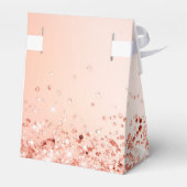 Elegant Modern Glitter Vrijgezellenfeest Geschenks Bedankdoosjes (Achterkant)