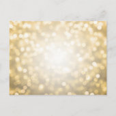 Elegant modern Gold 30e verjaardag uitnodiging (Achterkant)