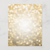 Elegant modern Gold 60e verjaardag (Achterkant)