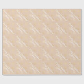 Elegant modern Gold, aangepast kerstpatroon Cadeaupapier (Vlak)