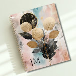 Elegant Modern Gold Botanical Monogram Planner<br><div class="desc">Bring elegance and style to your everyday life with this botanical Gold Botanical Monogram Planner. Personalize it with your own monogram or name to create a one-of-a-kind accessory that perfectly matches your personality. Customize with your monogram or name Trendy botanical leaf pattern in warm, aesthetic colors Ideal as a gift...</div>