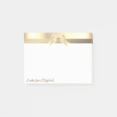 Elegant modern Gold Bow - op maat gemaakt Post-it® Notes (Voorkant)