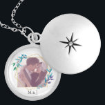 Elegant Modern Gold Geometric en Leaf Photo Locket Ketting<br><div class="desc">Moderne en elegante gouden geometrische lijsten en blades voor een van je favoriete foto's.</div>