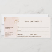 Elegant modern Gold Glitter Blush Pink (Achterkant)