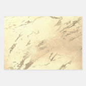 Elegant modern Gold-kerstpatroon Inpakpapier Vel (Voorkant 3)