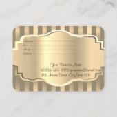 Elegant modern Gold Lijst, gestript Kortingskaartje (Achterkant)