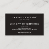 Elegant Modern Gold Lotus Logo Stijlvol koper Visitekaartje (Achterkant)