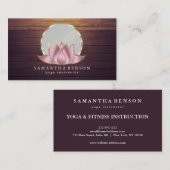 Elegant Modern Gold Lotus Logo Stijlvol koper Visitekaartje (Voorkant / Achterkant)