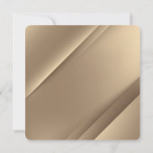 Elegant modern Gold Save The Date (Achterkant)