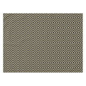 Elegant modern Gold Squares diamant Tiles Pattern Tafelkleed (Voorkant (Horizontaal))