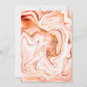 Elegant Modern Gold Tiara Marble Quinceañera Kaart (Achterkant)