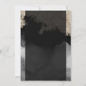 Elegant Modern Gold Tiara, marmer, Confetti Kaart (Achterkant)