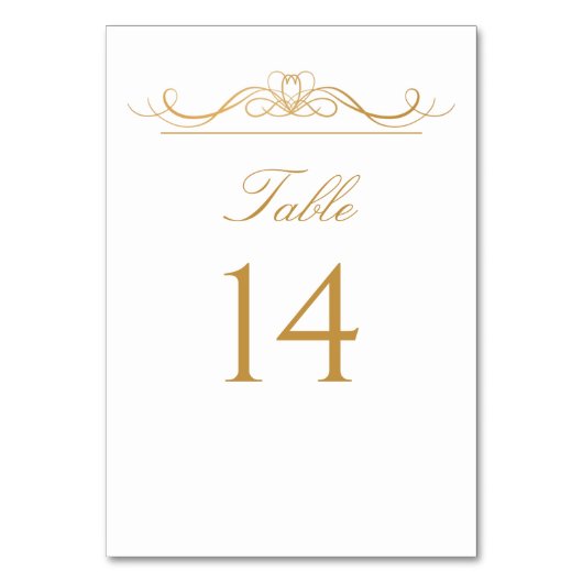 Elegant Modern Gold & White Swirl Script Wedding Kaart (Achterkant)