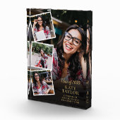 Elegant Modern Goud Afstuderen 4 Fotoblokken (Rechts)