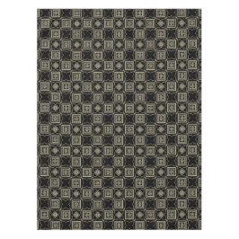 Elegant Modern Goud Art Deco Vierkante Tegels Patr Tafelkleed
