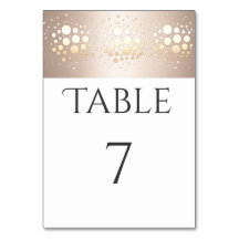 Elegant modern goud/brons confetti