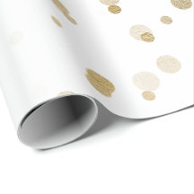 Elegant modern goud confetti polka puntpatroon