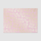 Elegant modern goud- en roze anananaspatroon tissuepapier (Voorkant)