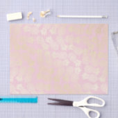 Elegant modern goud- en roze anananaspatroon tissuepapier (Craft)