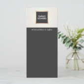 Elegant modern goud en zwart stijlvolle afbeelding (Staand voorkant)