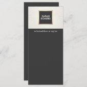 Elegant modern goud en zwart stijlvolle afbeelding (Voorkant / Achterkant)