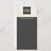 Elegant modern goud en zwart stijlvolle afbeelding (Voorkant)