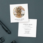 Elegant Modern Goud Haar Stylist Chique Script Contactkaartje