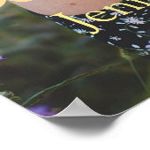 Elegant modern goud lief 16 foto welkom teken poster (Hoek)