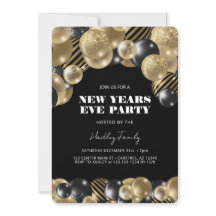 Elegant Modern Goud Oud en Nieuw Feest