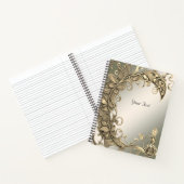 Elegant modern gouden decoratief Notitieboek (Binnen)