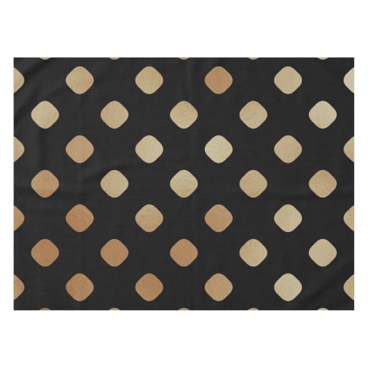 Elegant modern gouden gradiënt afgerond Tegels pat Tafelkleed (Voorkant (Horizontaal))