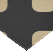 Elegant modern gouden gradiënt afgerond Tegels pat Tafelkleed (Gekanteld)