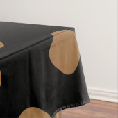 Elegant modern gouden gradiënt afgerond Tegels pat Tafelkleed (Voorbeeld)