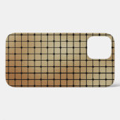 Elegant modern gouden vierkanten Tegels patroon | Case-Mate iPhone Case (Achterkant (horizontaal))
