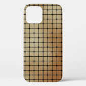 Elegant modern gouden vierkanten Tegels patroon | Case-Mate iPhone Case (Achterkant)