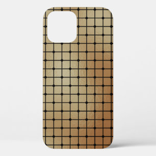 Elegant modern gouden vierkanten Tegels patroon   Case-Mate iPhone Case