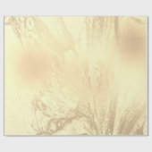 Elegant modern goudglitter cadeaupapier (Vlak)