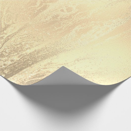 Elegant modern goudglitter cadeaupapier (Hoek)